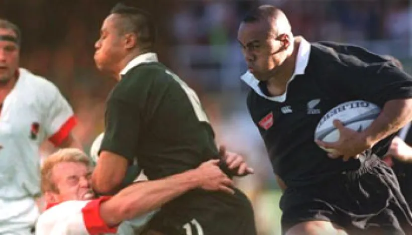 Three massive Jonah Lomu tackles | Rugbydump