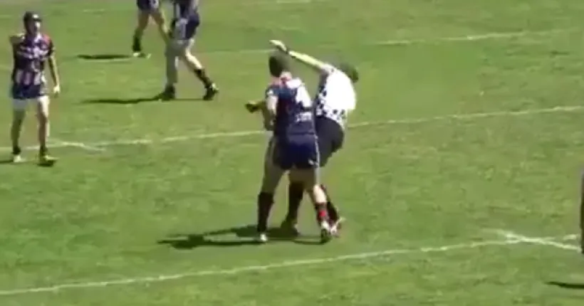 Referee knocked out by disgraceful punch in rugby league game | Rugbydump