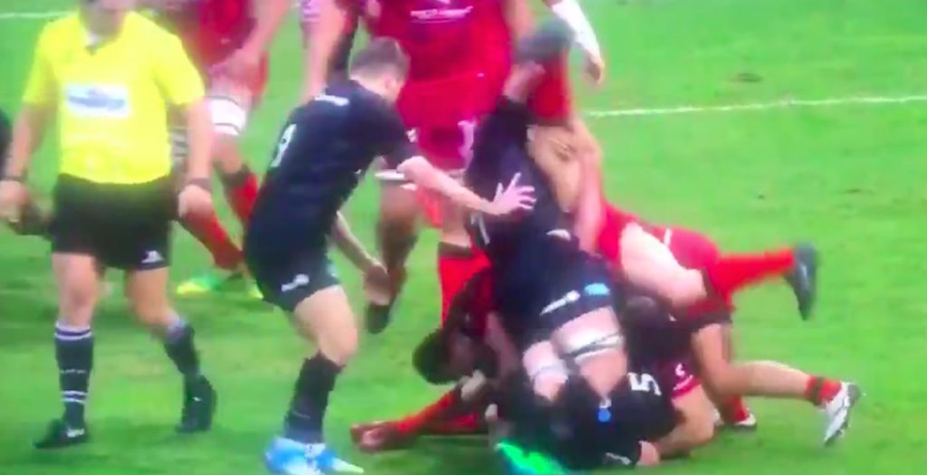 'WWF or rugby' - Should this have been a red card?