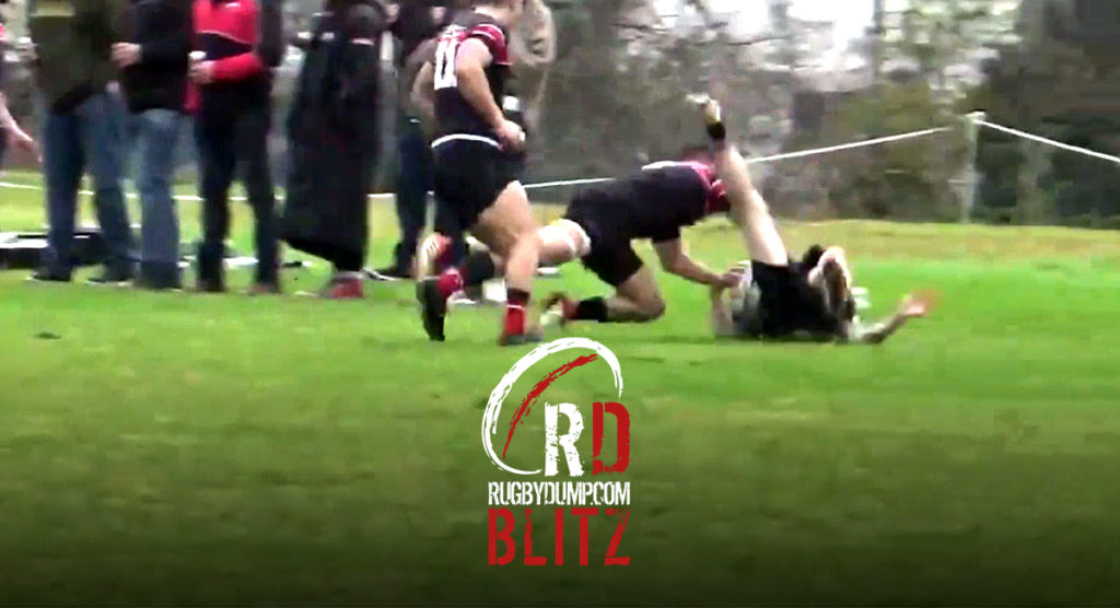 RD BLITZ: Two thumping club rugby hits that might make you wince