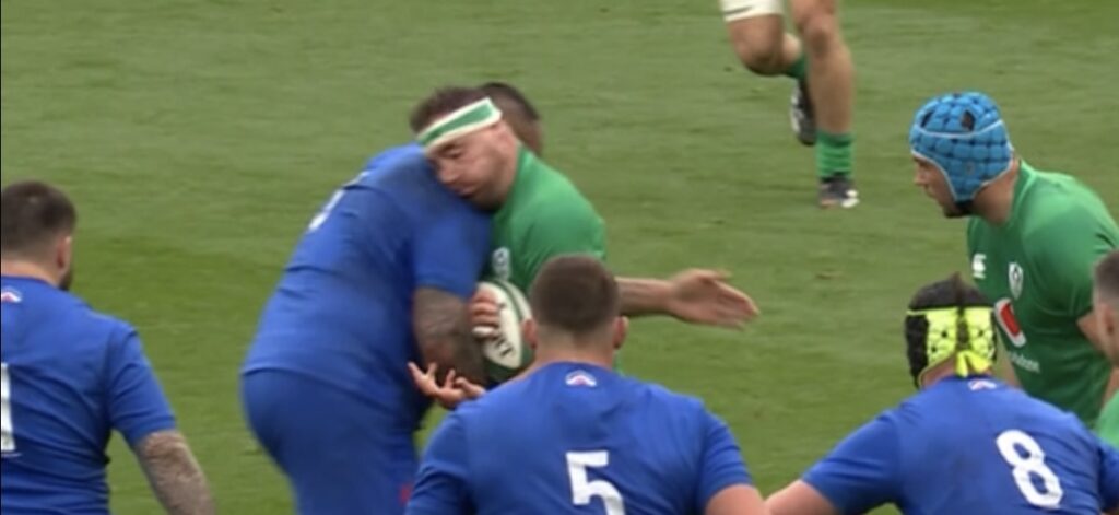 France prop Uini Atonio cited for tackle on Ireland hooker Rob Herring