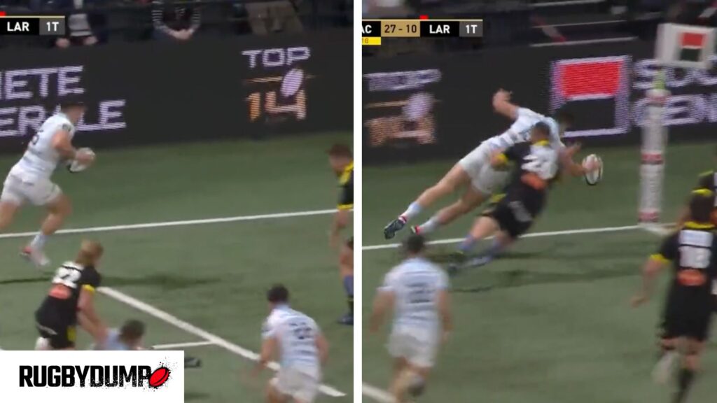 Henry Arundell scores yet another classy Top 14 try for Racing