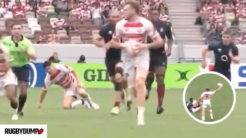 Japanese lock pulls off moment of brilliance to create first try against England