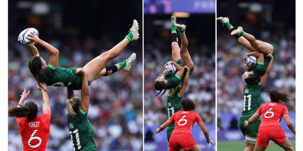 Insane show of strength highlights pure athleticism of female rugby players