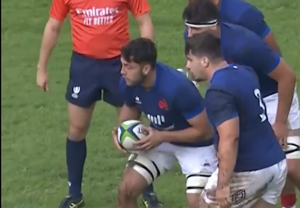Fans bemused as France make use of 'attacking' new rule for defensive purpsoes