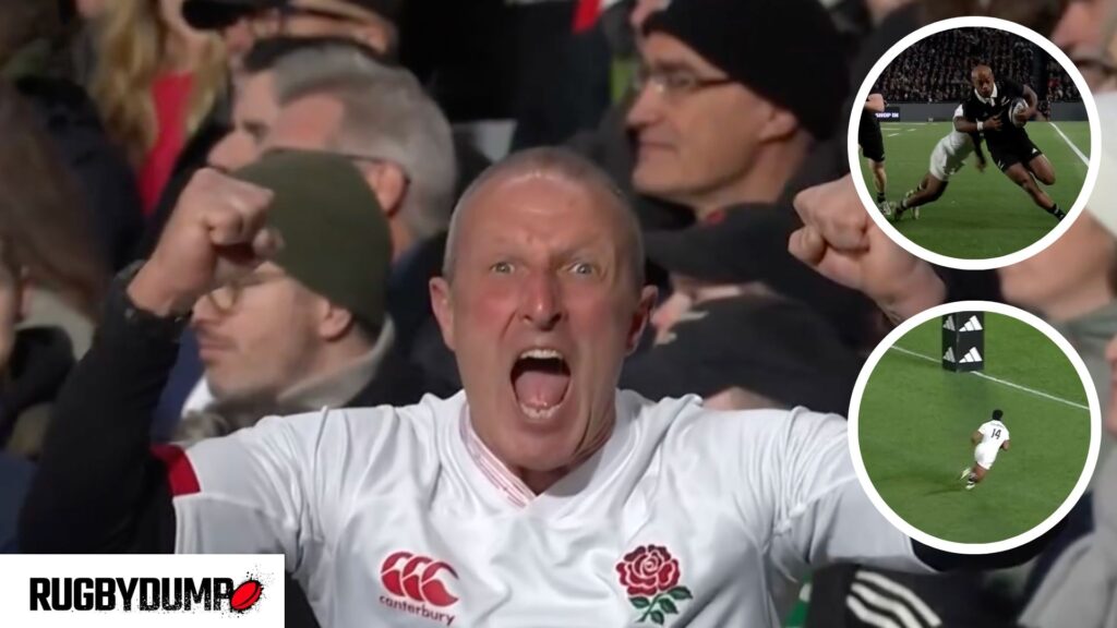 Two incredible tries in the space of two minutes as All Blacks and England come out swinging