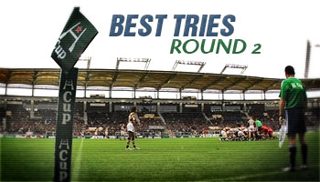 The Best tries of the Heineken Cup - Round 2