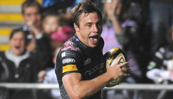 Tommy Bowe scores a great first try for the Ospreys