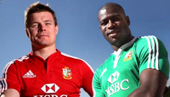 Brian O'Driscoll & Ugo Monye raring to go against the Golden Lions